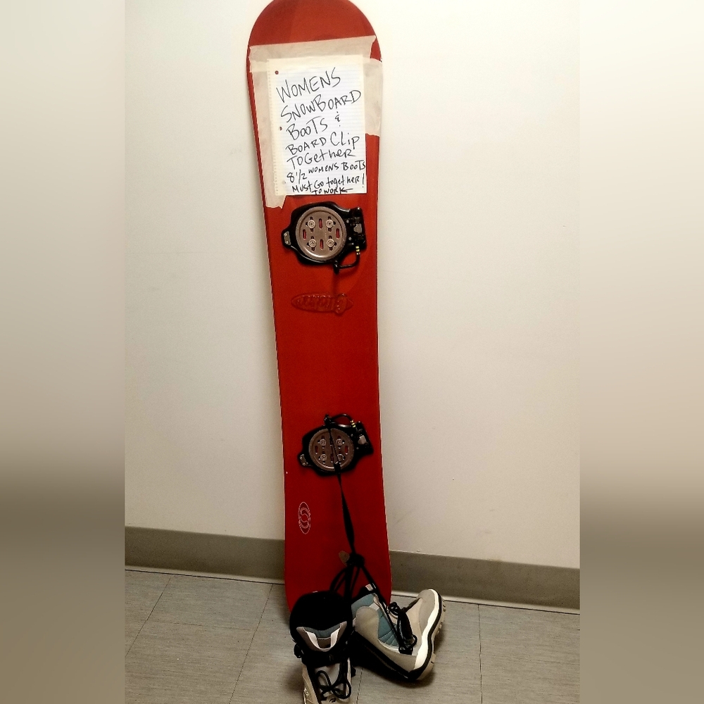 Clicker Woman's Snowboard and Boots